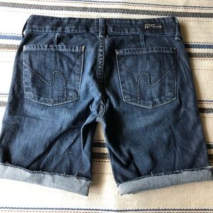 COPY - Citizens of humanity denim cutoff shorts, size 26